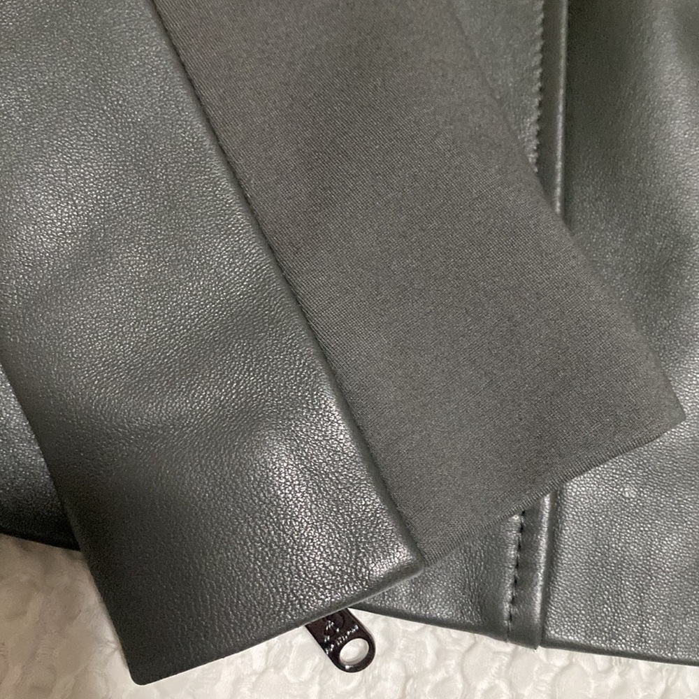 Final price 🔥NWT SAM EDELMAN Lambskin Leather Moto Jacket, M - Picture 7 of 7